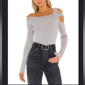 Revolve X H:ours Shoulder cut out long sleeve